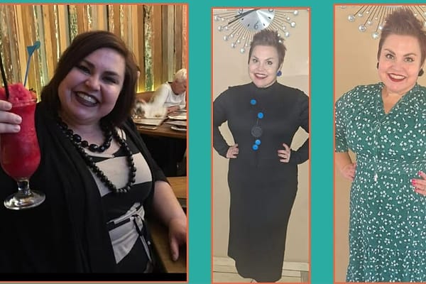 Madelein Kleynhans, celebrating her progress in three photos.